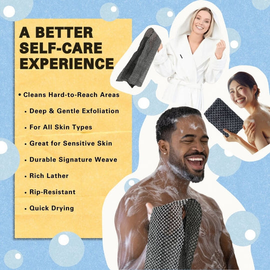 🧼Peeling-Duschhandtuch mit antibakterieller Wirkung🚿-Kaufen Sie 1 und erhalten Sie 1 gratis