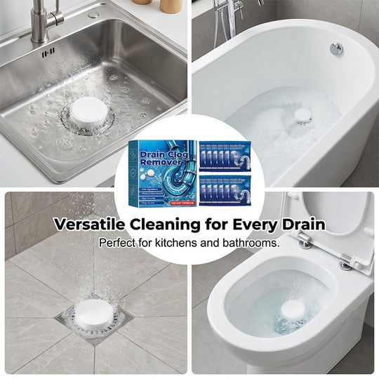 📢📢BUY 2 GET 3 FREE⏰Effervescent Drain Clog Remover Tablets