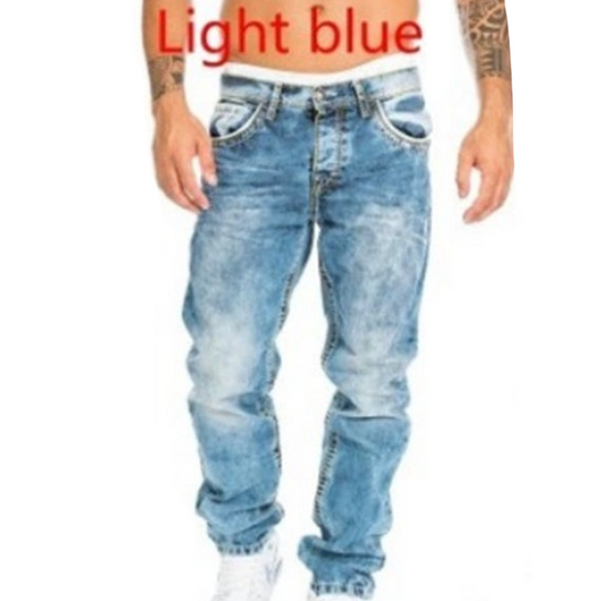 Herrenmode, kreative Stretch-Denim-Jeans, minimalistischer Stil, geeignet für den Sommer, Emo-Stil – kostenloser Versand für zwei Teile