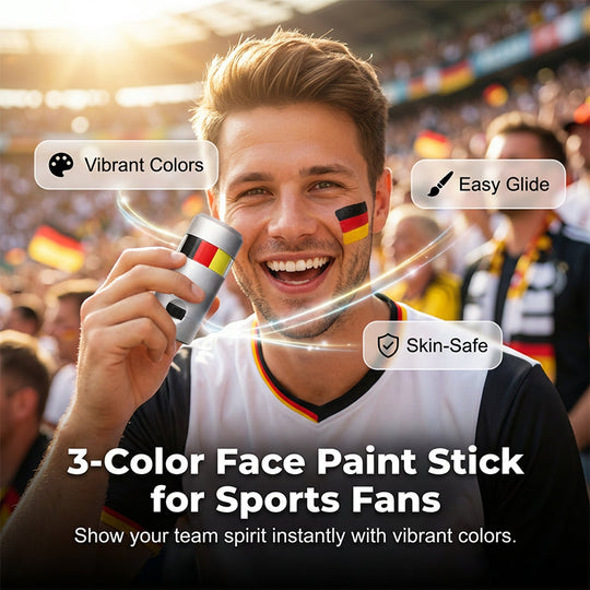Stick per pittura facciale con bandiera nazionale per gli appassionati di sport