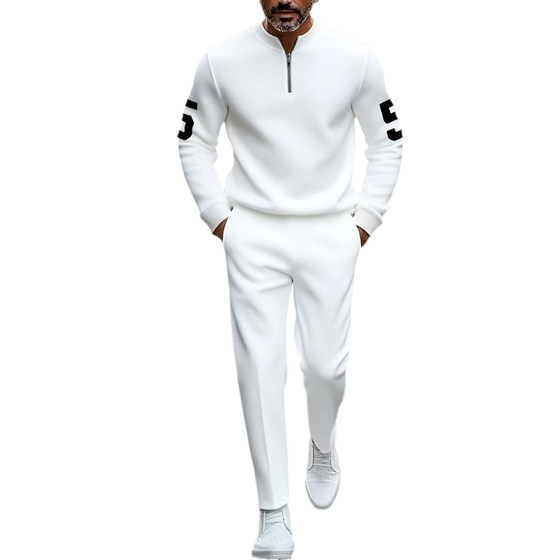 👕 50% OFF NOW! 🔥 Men's Half-Zip Top & Pants 2-Piece Set – Stylish Design, Comfortable Fit & Perfect for Casual Wear 👖