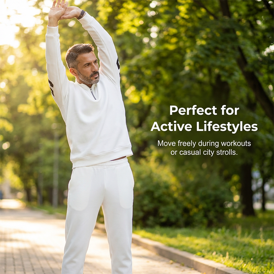 👕 50% OFF NOW! 🔥 Men's Half-Zip Top & Pants 2-Piece Set – Stylish Design, Comfortable Fit & Perfect for Casual Wear 👖