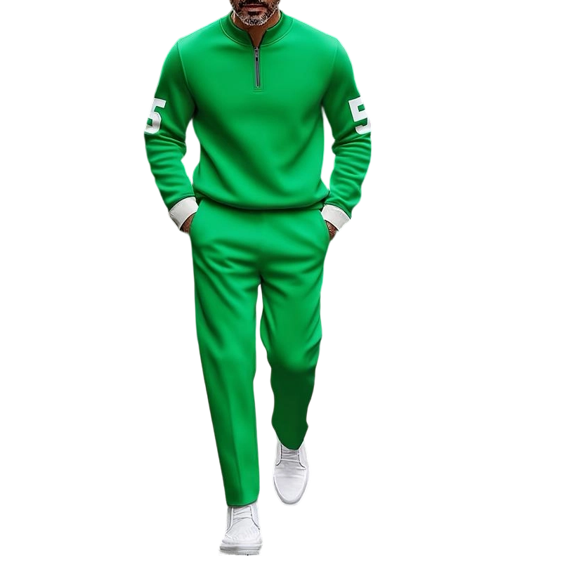 👕 50% OFF NOW! 🔥 Men's Half-Zip Top & Pants 2-Piece Set – Stylish Design, Comfortable Fit & Perfect for Casual Wear 👖