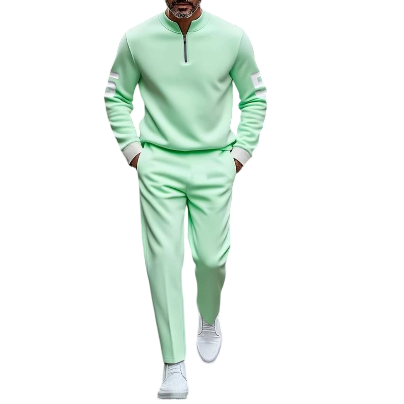👕 50% OFF NOW! 🔥 Men's Half-Zip Top & Pants 2-Piece Set – Stylish Design, Comfortable Fit & Perfect for Casual Wear 👖