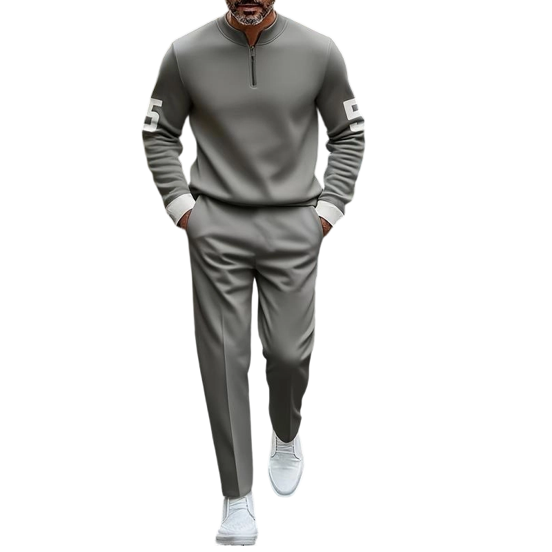 👕 50% OFF NOW! 🔥 Men's Half-Zip Top & Pants 2-Piece Set – Stylish Design, Comfortable Fit & Perfect for Casual Wear 👖