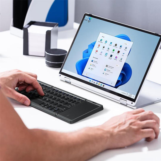 Teclado Bluetooth plegable con Touchpad