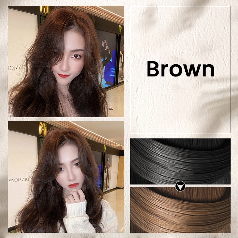Tintura per capelli vegetale colorata, con innovativo applicatore a pettine