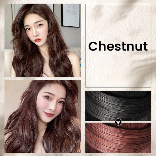 Tintura per capelli vegetale colorata, con innovativo applicatore a pettine