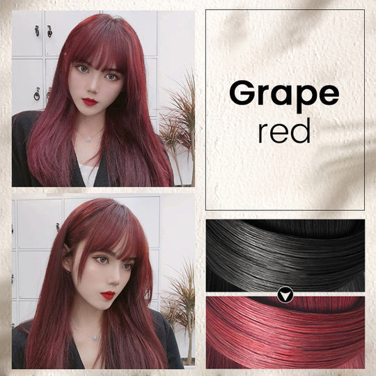 Tintura per capelli vegetale colorata, con innovativo applicatore a pettine