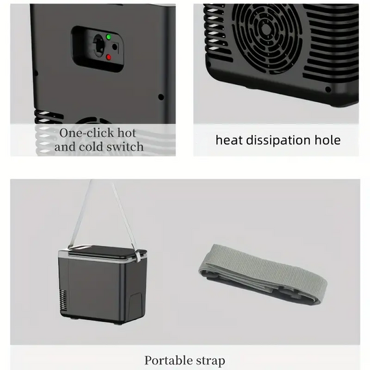 🔥Free Shipping ⏳Limited-time 50% off⏰2 in 1 Car Cooler & Warmer – Mini Fridge for Road Trips🚗🧊
