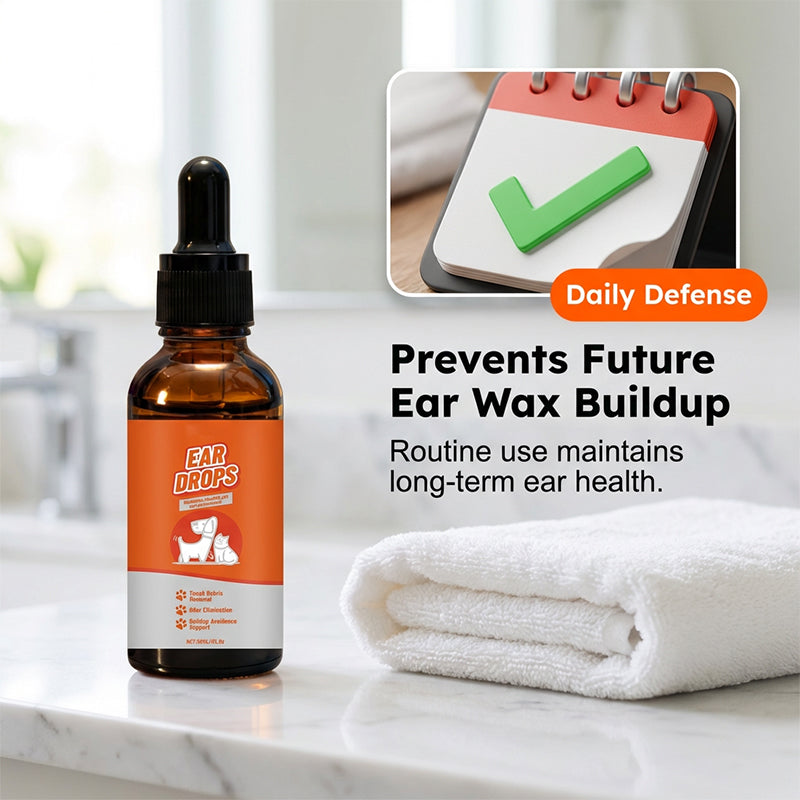 🔥2026 Hot Sale 30% OFF✨🐶🐱Natural Dog & Cat Ear Drop for Itching & Wax Build-Up