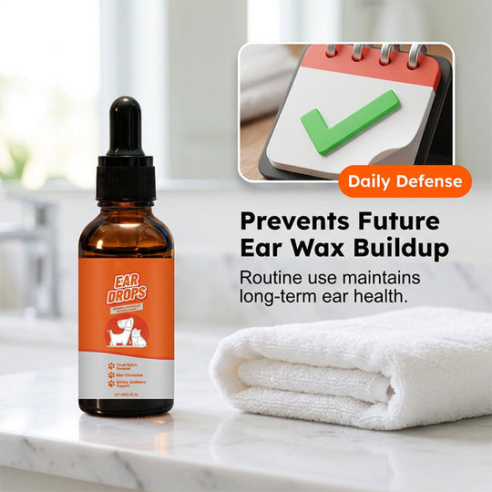 🔥2026 Hot Sale 30% OFF✨🐶🐱Natural Dog & Cat Ear Drop for Itching & Wax Build-Up