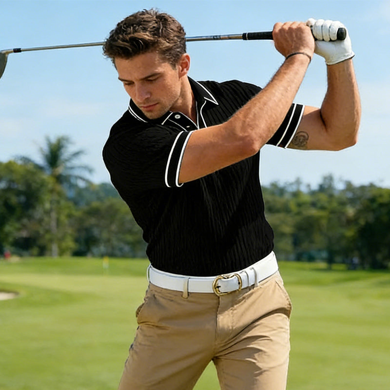 👕 50% OFF NOW! 🌞 Summer Casual Short Sleeve Polo Shirt – Breathable Fabric, Classic Fit & Perfect for Daily Wear 🏠