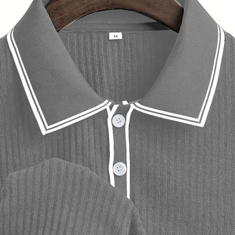 👕 50% OFF NOW! 🌞 Summer Casual Short Sleeve Polo Shirt – Breathable Fabric, Classic Fit & Perfect for Daily Wear 🏠
