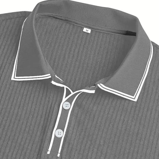 👕 50% OFF NOW! 🌞 Summer Casual Short Sleeve Polo Shirt – Breathable Fabric, Classic Fit & Perfect for Daily Wear 🏠
