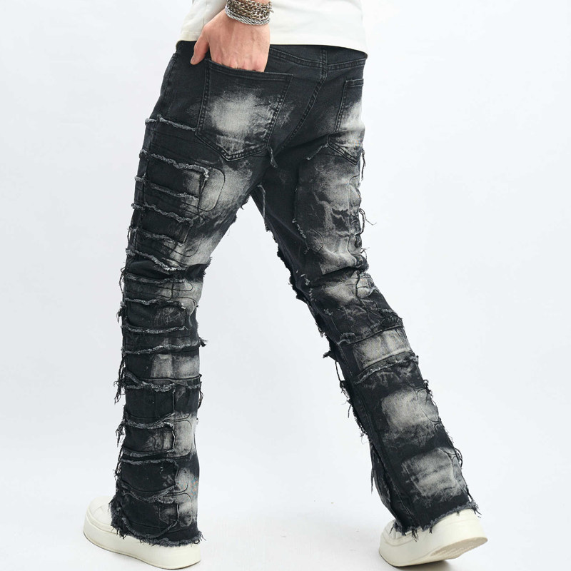 Men's Hip Hop Relaxed-Fit Jeans