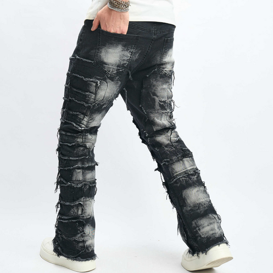 Men's Hip Hop Relaxed-Fit Jeans