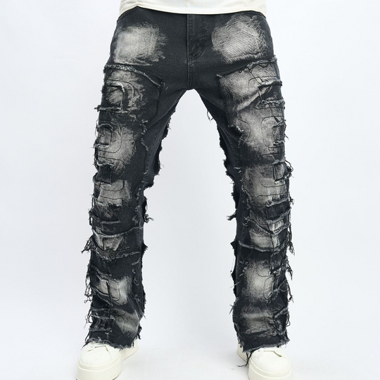 Men's Hip Hop Relaxed-Fit Jeans