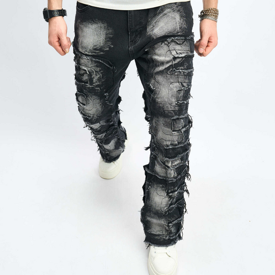 Men's Hip Hop Relaxed-Fit Jeans