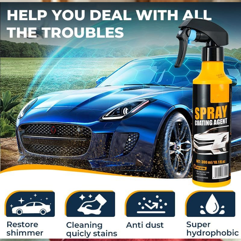 🔥Flash Sale& 50% OFF🔥Nano Hydrophobic Car Coating Spray