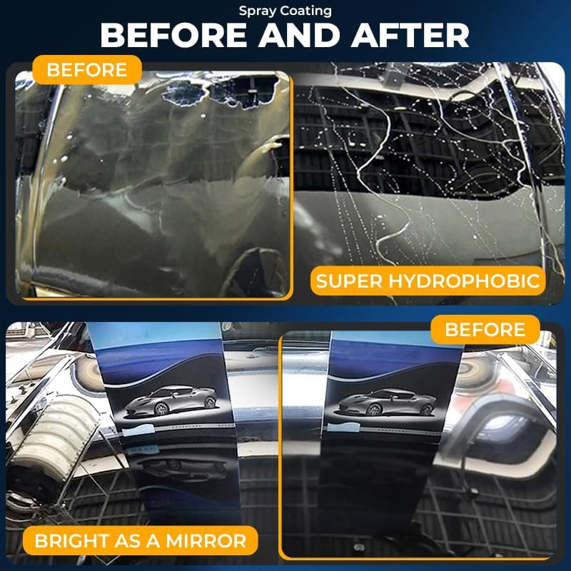 🔥Flash Sale& 50% OFF🔥Nano Hydrophobic Car Coating Spray