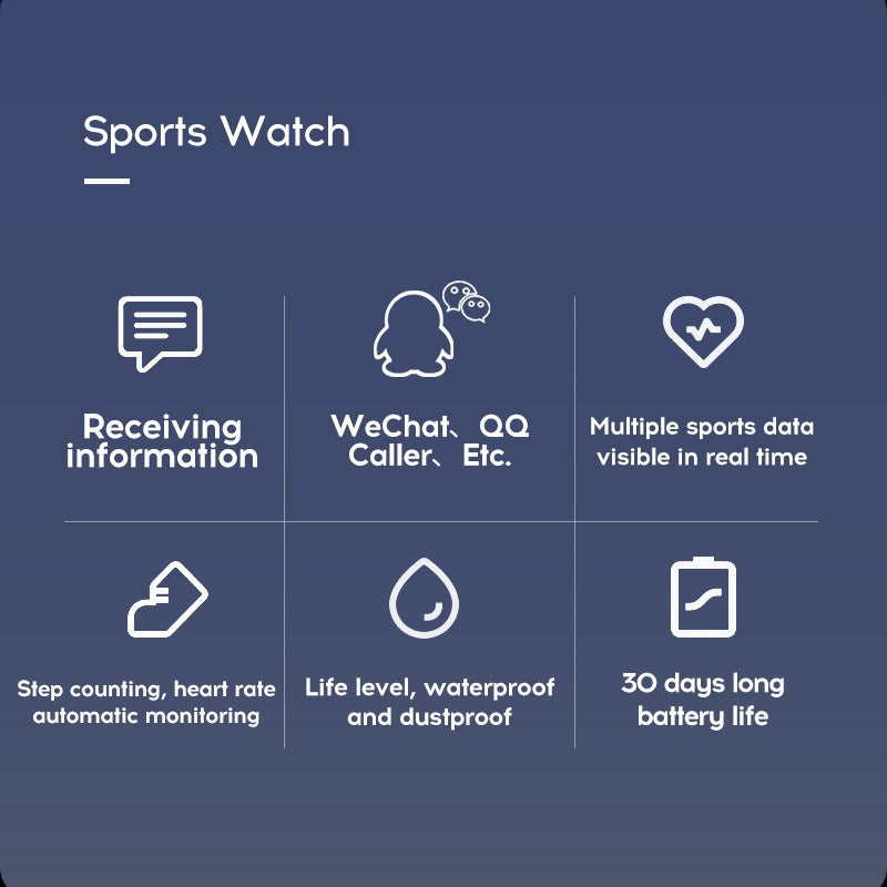 Health & Fitness Tracker Smartwatch