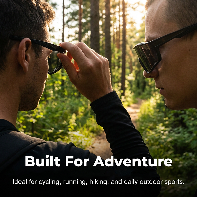 🏃‍♂️🚴‍♀️ Light-Sensitive Sports Glasses for Men & Women