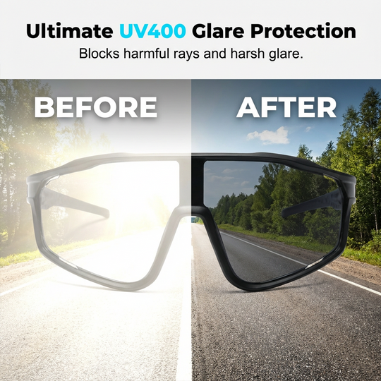 🏃‍♂️🚴‍♀️ Light-Sensitive Sports Glasses for Men & Women