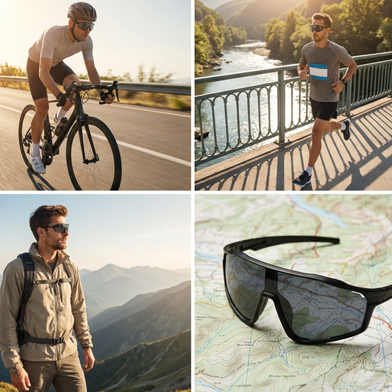 🏃‍♂️🚴‍♀️ Light-Sensitive Sports Glasses for Men & Women