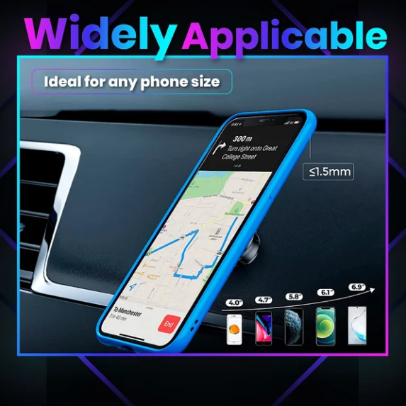 ⏳Limited-time 50% off⏰Ultra-strong magnetic flexible car phone holder🚗📱