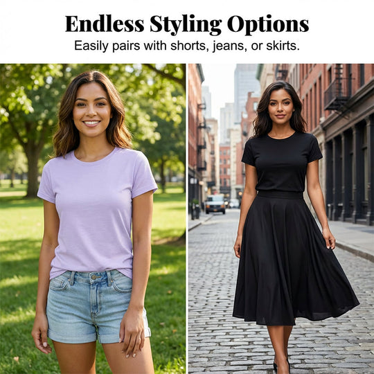 👕 50% OFF NOW! 🌈 5-Pack Versatile Solid Color T-Shirt – Soft Cotton, Breathable & Perfect for Daily Wear✨