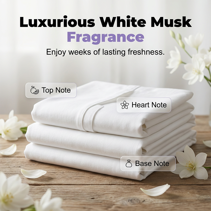 ✨2026 Hot Sale 55% OFF🔥5-in-1 White Musk Laundry Detergent Pods (80PCS)