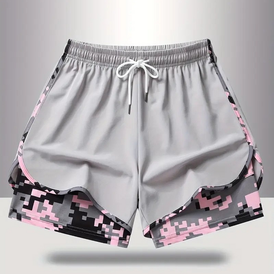 Women's Casual Athletic Shorts with Built-in Liner