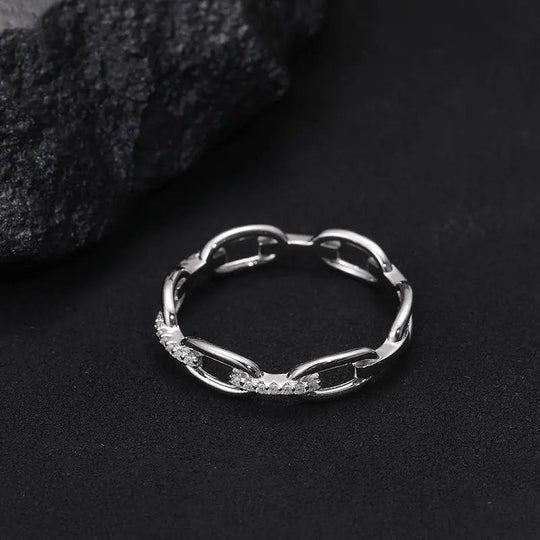 💐50% OFF ! Open Cuff Ring with Cubic Zirconia – Fits All Finger Sizes Comfortably 🌸🔓【Limited Offer】