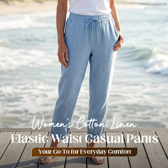 👖 20% OFF NOW ! ⚡ Casual Cotton and Linen Pants for Women – Skin-friendly Breathable, Loose Fit & All-match Daily Wear Design ☁️