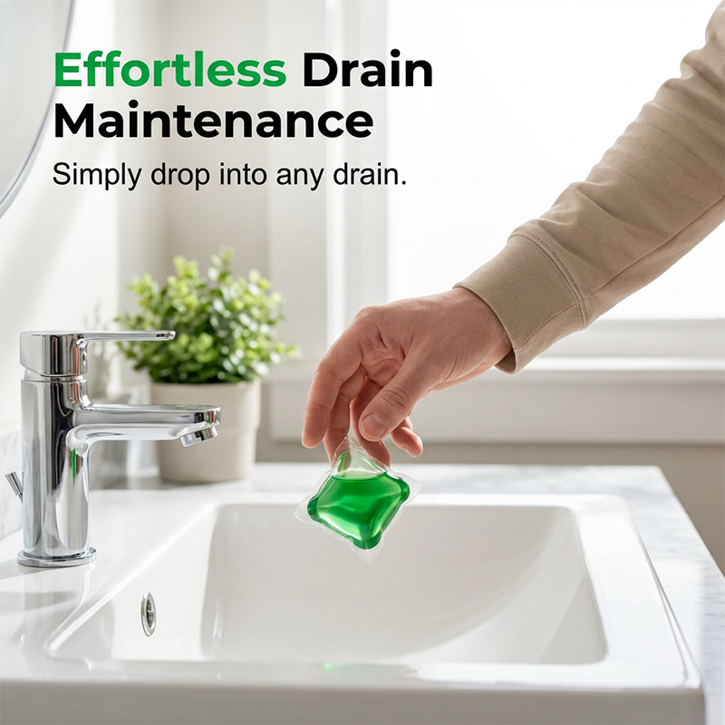 🥳2026 HOT SALE🥳💞50K+ SOLD!🏠💧 50% OFF! Drain Deodorizer Pods – Bio‑enzyme formula neutralizes smells at the source. Instant fresh scent, no harsh chemicals. Say goodbye to embarrassing odours. 🚰✅