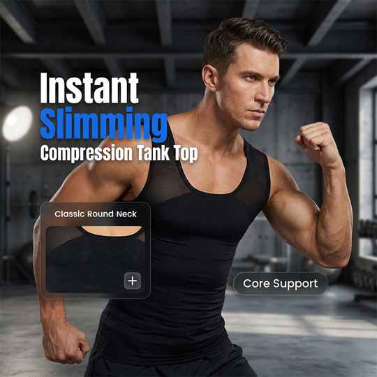 💪 Men's High-Elasticity Fitness & Shaping Tank Top – Instant Core Smoothing, All-Day Comfort! ✅💥