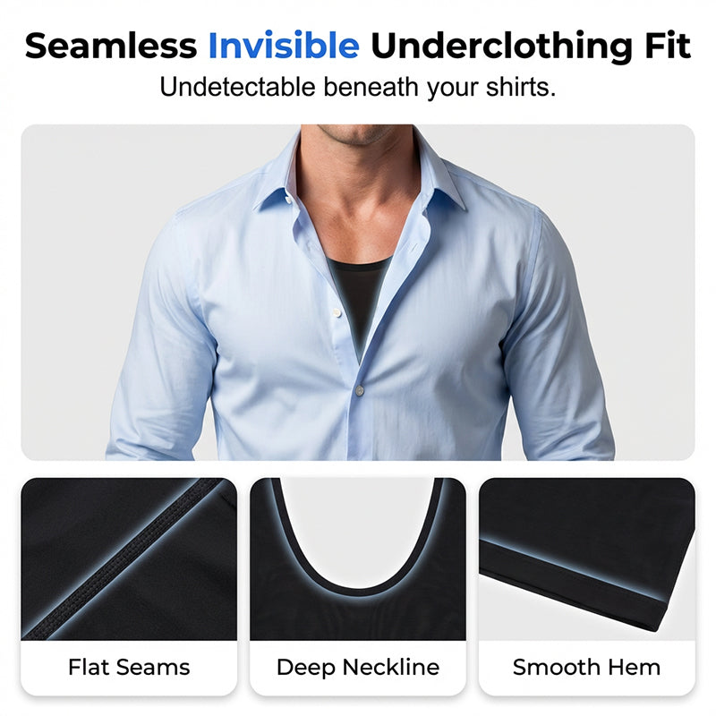 💪 Men's High-Elasticity Fitness & Shaping Tank Top – Instant Core Smoothing, All-Day Comfort! ✅💥
