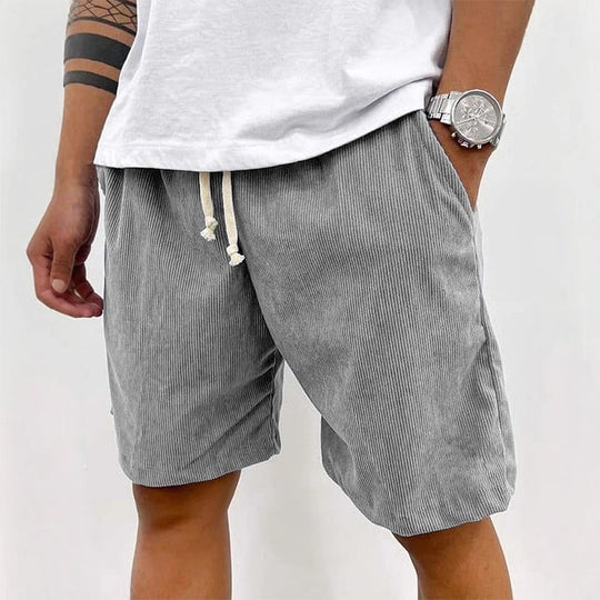 🩳 50% OFF NOW! 🌿 Men's Casual Relaxed Fit Drawstring Shorts – Adjustable Waistband, Solid Color & Low-Maintenance ✨
