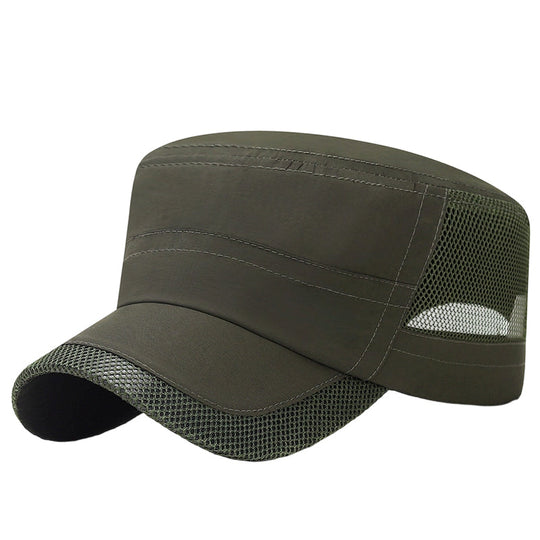 Outdoor Mesh Panel Flat Top Cap