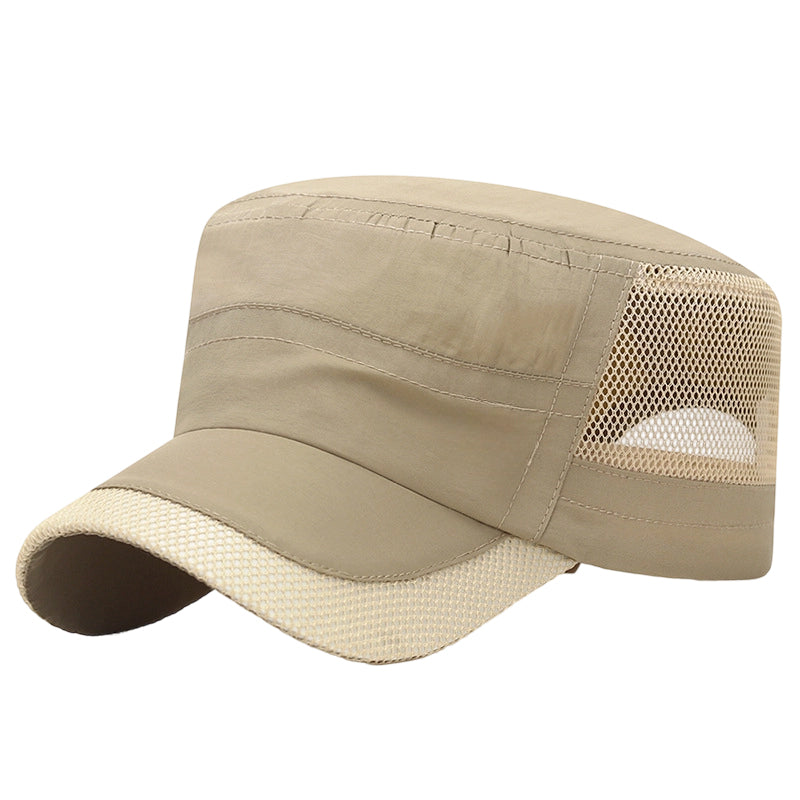 Outdoor Mesh Panel Flat Top Cap
