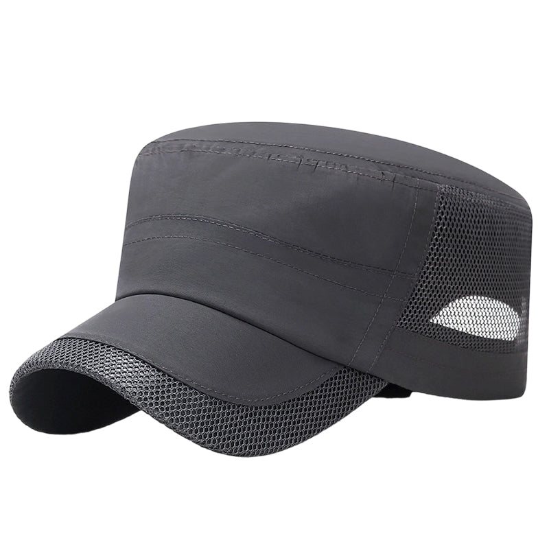 Outdoor Mesh Panel Flat Top Cap