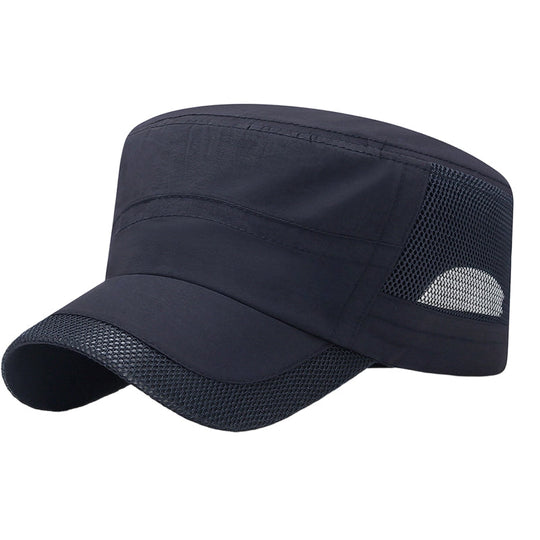 Outdoor Mesh Panel Flat Top Cap