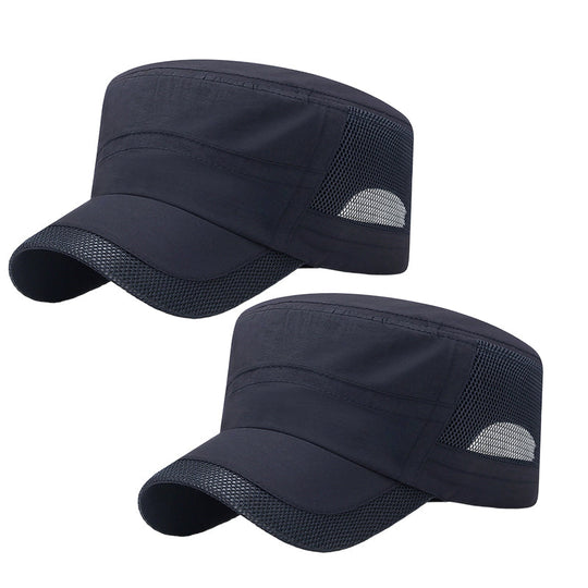 Outdoor Mesh Panel Flat Top Cap