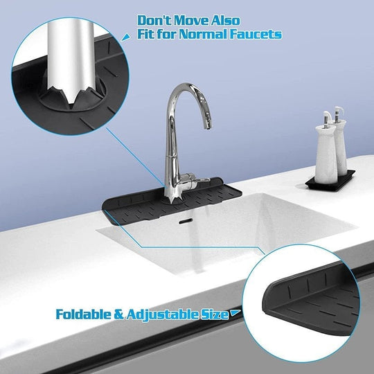 Silicone Faucet Handle Drip Catcher Tray