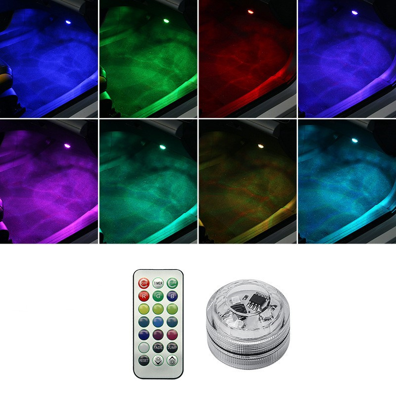 Wireless LED Ambient Lights for Car Interior