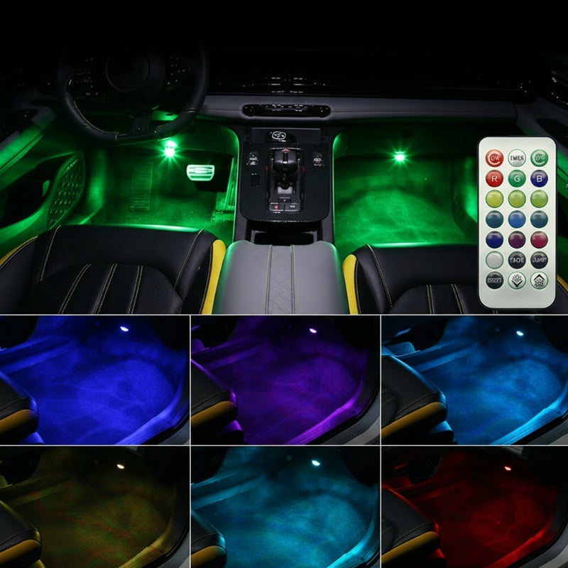 Wireless LED Ambient Lights for Car Interior