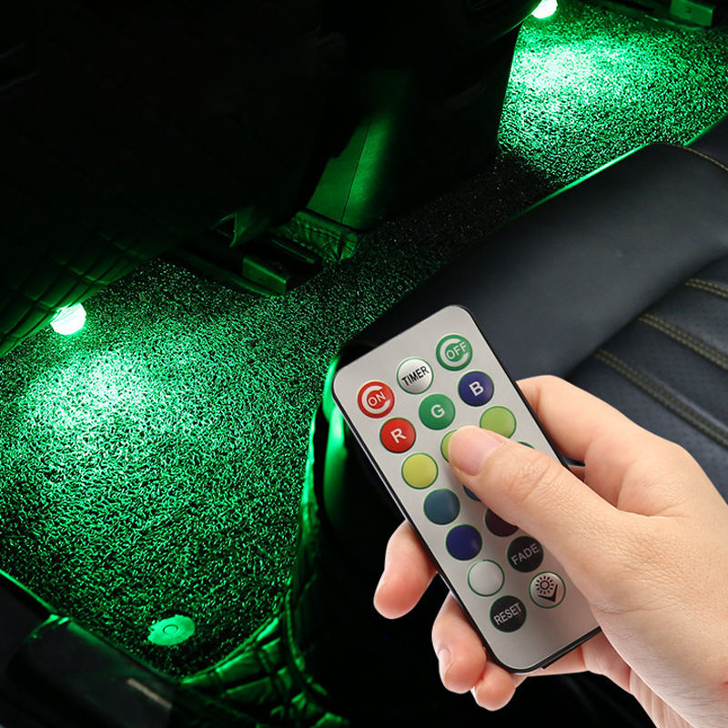 Wireless LED Ambient Lights for Car Interior