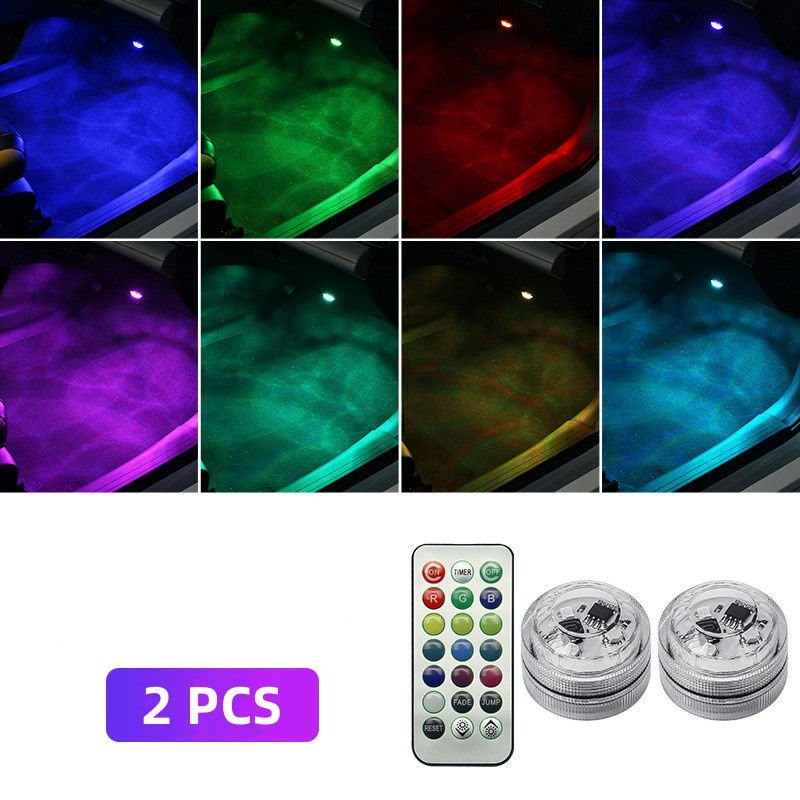 Wireless LED Ambient Lights for Car Interior