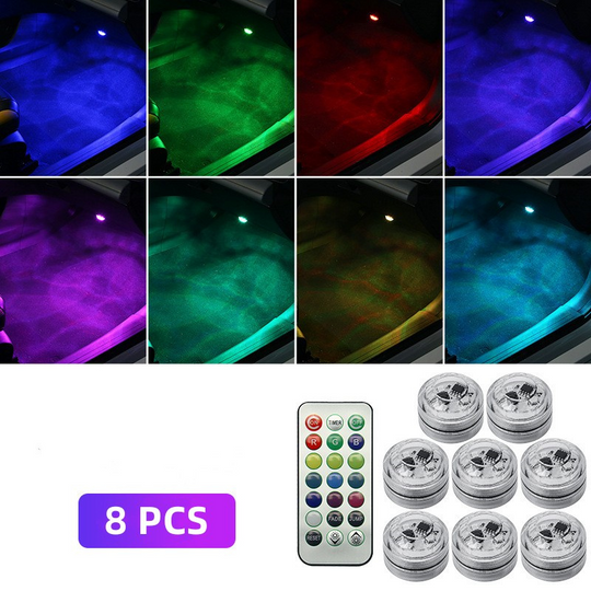 Wireless LED Ambient Lights for Car Interior